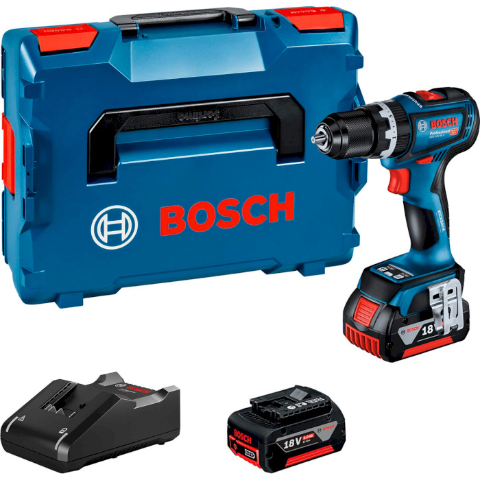 Акумуляторний дриль-шурупокрут BOSCH GSR 18V-90 C Professional (0.601.9K6.006)