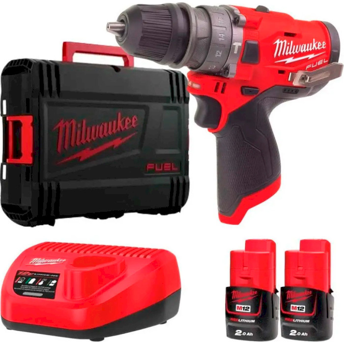 Аккумуляторная дрель-шуруповёрт MILWAUKEE M12 FPDX-202X (4933464136)