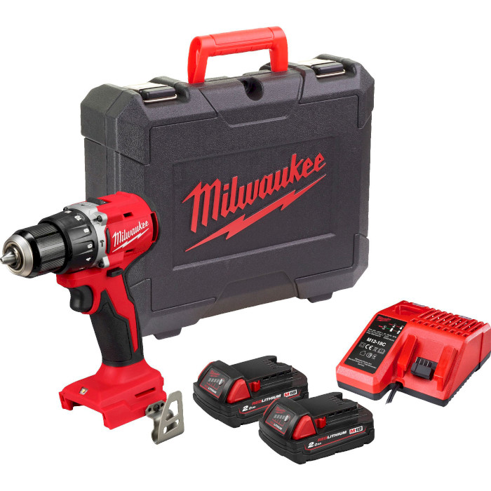 Акумуляторний дриль-шурупокрут MILWAUKEE M18 BLPDRC-202C (4933492822)