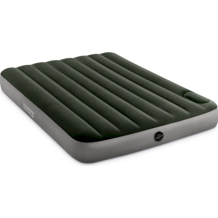 Надувной матрас INTEX Full Dura-Beam Downy Airbed with Foot Bip 191x137 Green (64762)