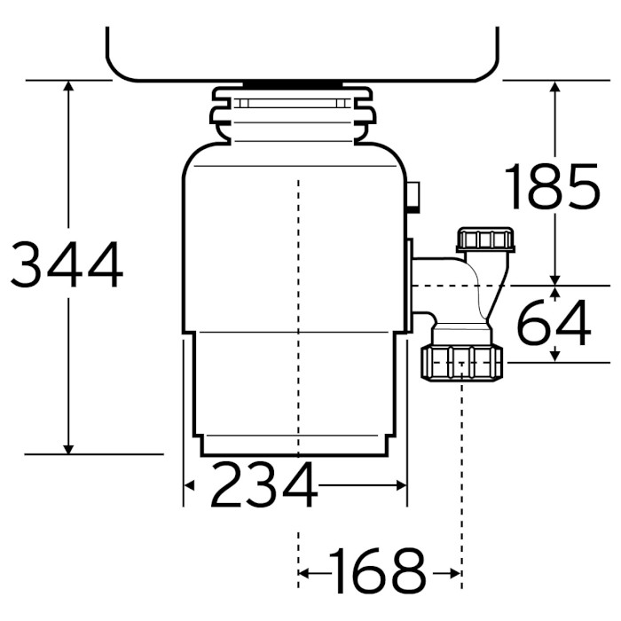 Измельчитель пищевых отходов INSINKERATOR Evolution Supreme 100