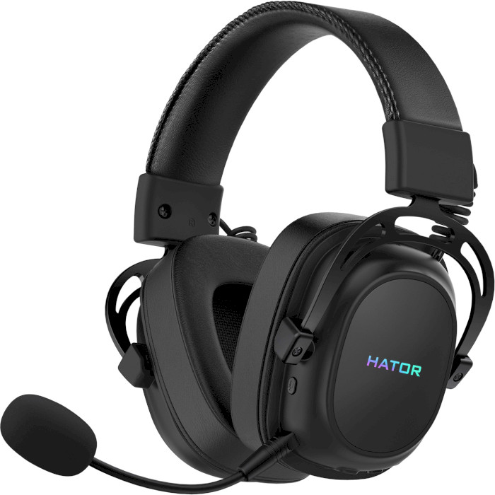 Навушники геймерскі HATOR Hypergang 2 Wireless Tri-mode Black (HTA-950)