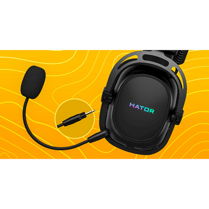 Наушники геймерские HATOR Hypergang 2 Wireless Tri-mode Black (HTA-950)