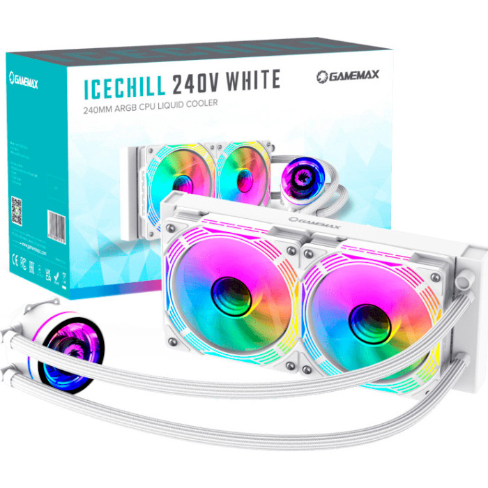 Система водяного охолодження GAMEMAX Ice Chill 240V White