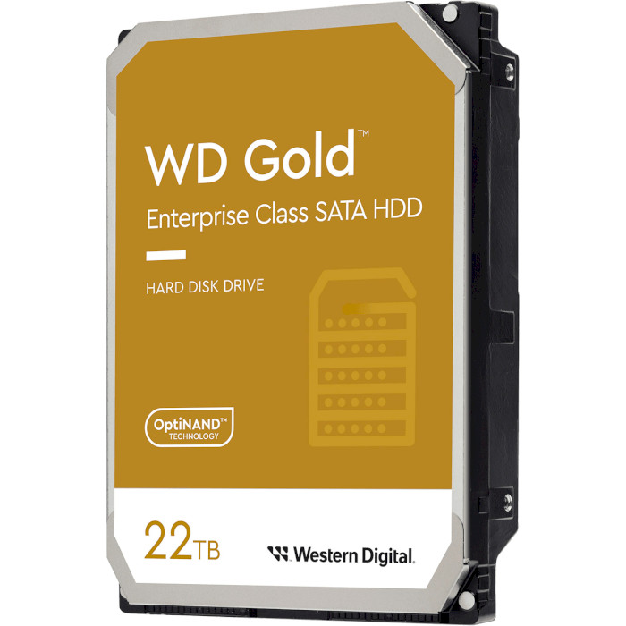 Жёсткий диск 3.5" WD Gold 22TB SATA/512MB (WD221KRYZ)