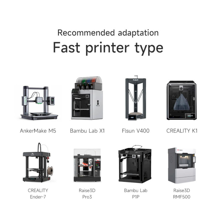 Пластик (филамент) для 3D принтера ESUN ePETG+HS 1.75mm, 1кг, Solid Gray (EPETG+HS-175SH1)