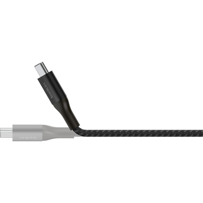 Кабель BELKIN Boost Up Charge Braided USB-C to USB-C 1м Black (CAB015BT1MBK)