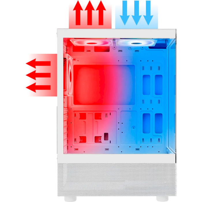 Корпус LOGIC CONCEPT Look ARGB Midi White (AT-LOOK-ARGB-20-0000000-0)