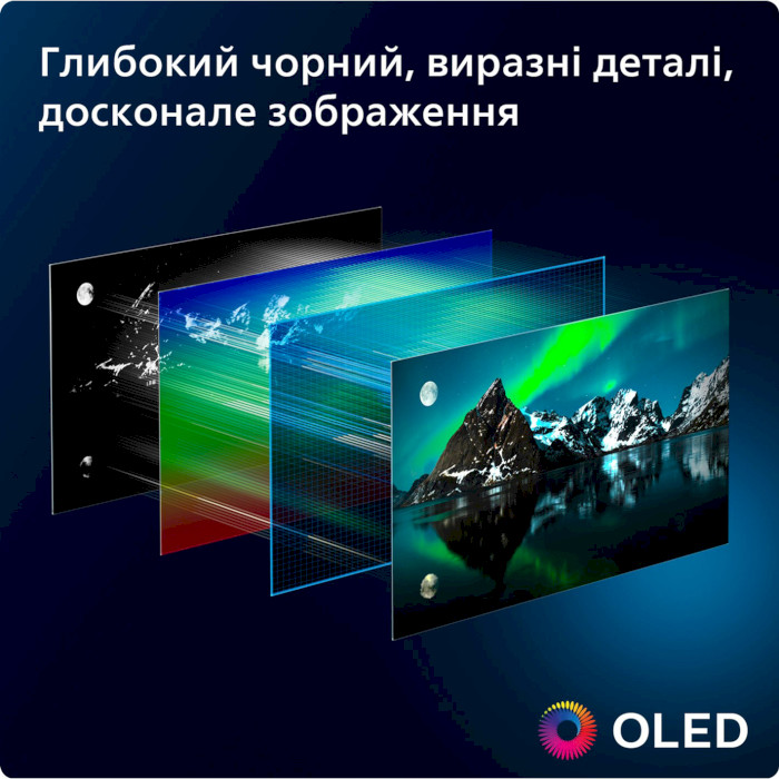 Телевізор PHILIPS 55" OLED 4K 55OLED819/12