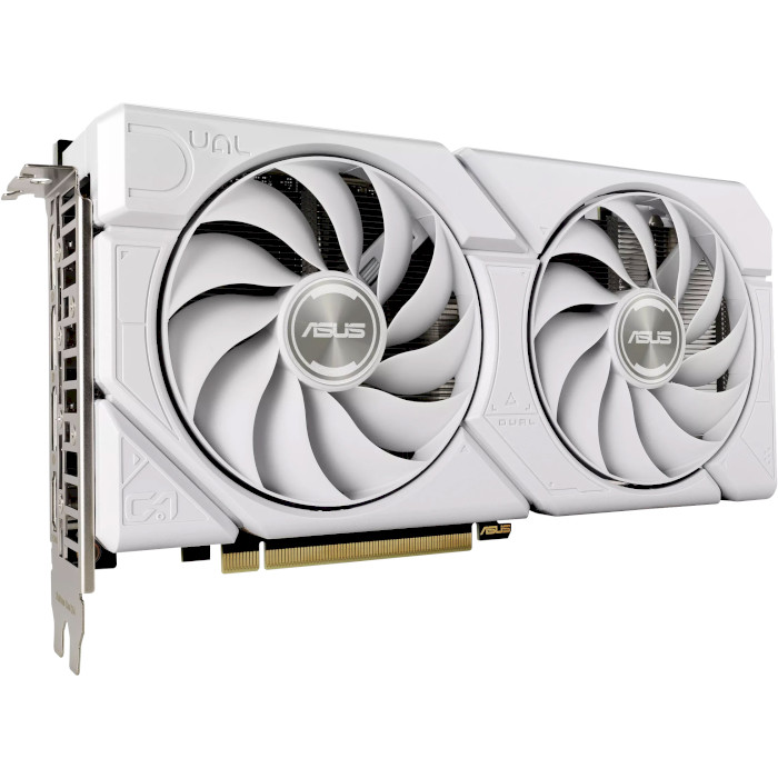 Видеокарта ASUS Dual GeForce RTX 4070 Super EVO White OC Edition 12GB GDDR6X (DUAL-RTX4070S-O12G-EVO-WHITE)