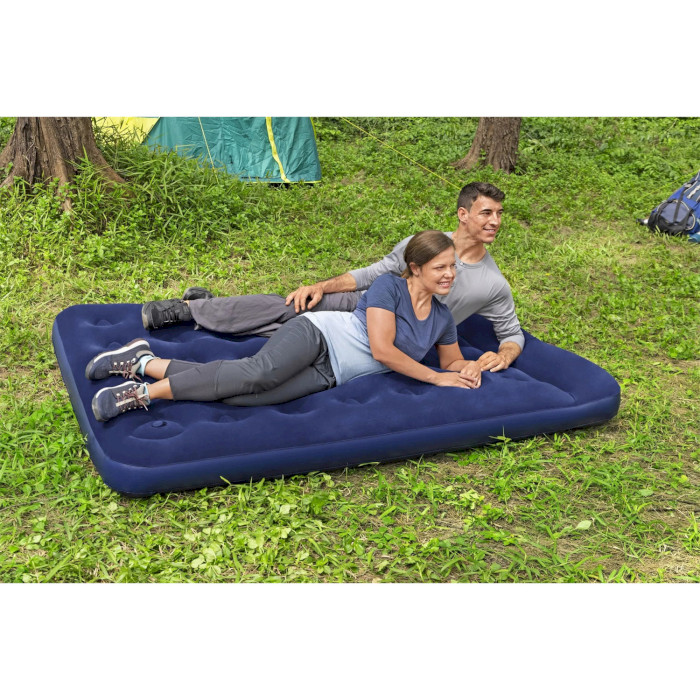 Матрас надувной c подголовником BESTWAY Double Easy Inflate Air Bed 191x137 Blue