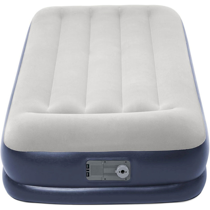 Матрас надувной c подголовником BESTWAY Tritech Airbed Twin Built-in 191x97 Blue