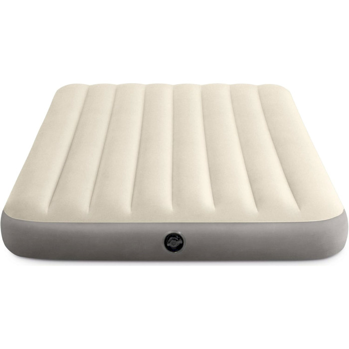 Надувний матрац INTEX Dura-Beam Standard Single-High Air Mattress Series 191x137 Beige (64102)