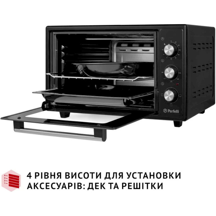 Электропечь PERFELLI Classic 37 Black