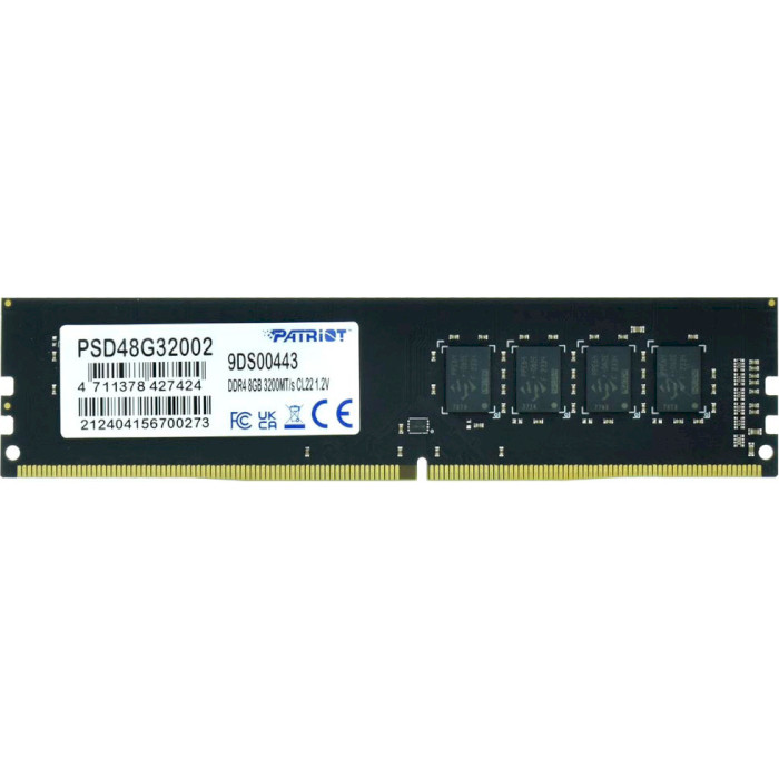 Модуль пам'яті PATRIOT Signature Line DDR4 3200MHz 8GB (PSD48G32002)