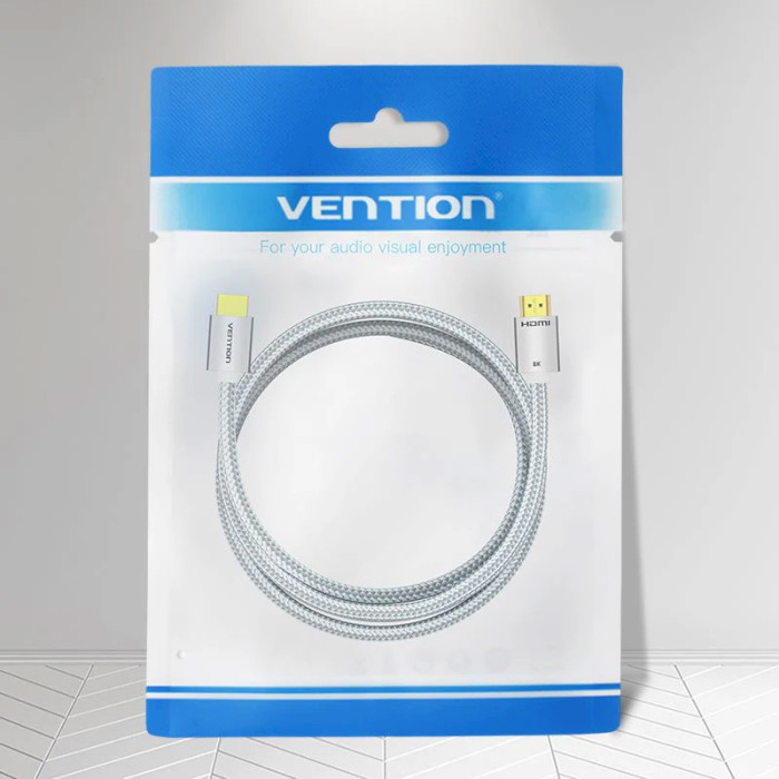 Кабель VENTION HDMI Male to Male Cable 8K HDMI v2.1 2м Silver (ALCIH)