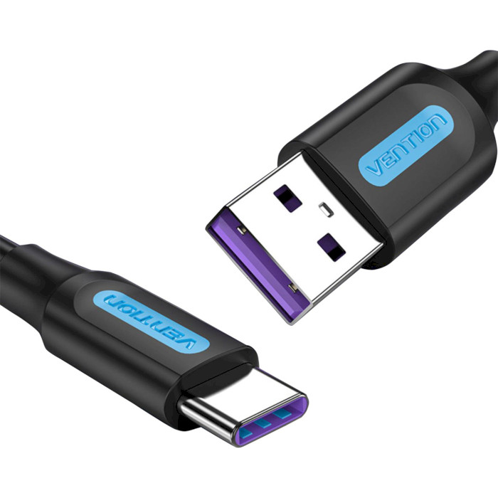 Кабель VENTION USB2.0 AM to CM 5A Cable 0.5м Black (CORBD)