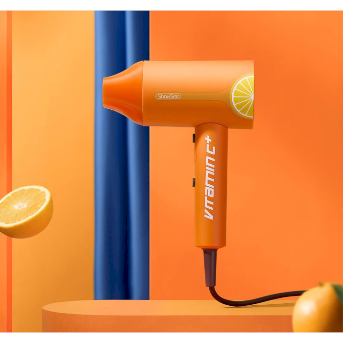 Фен XIAOMI ShowSee Electric Hair Dryer Vitamin C+ VC100-A Orange