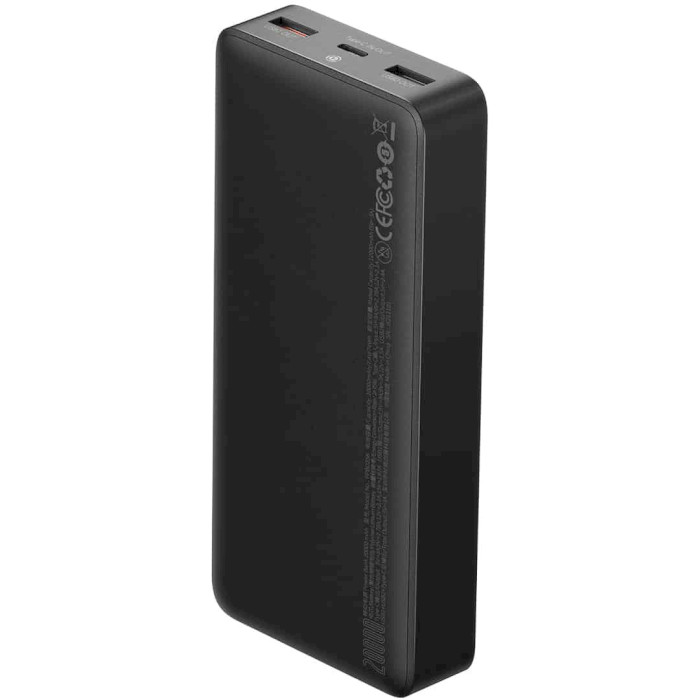 Повербанк BASEUS Bipow Digital Display Fast Charge25W 20000mAh Black (PPBD080001)