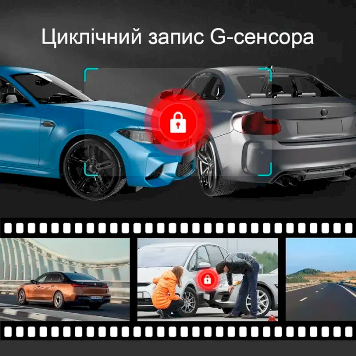 Автомобильный видеорегистратор LINGDU Dash Cam D500