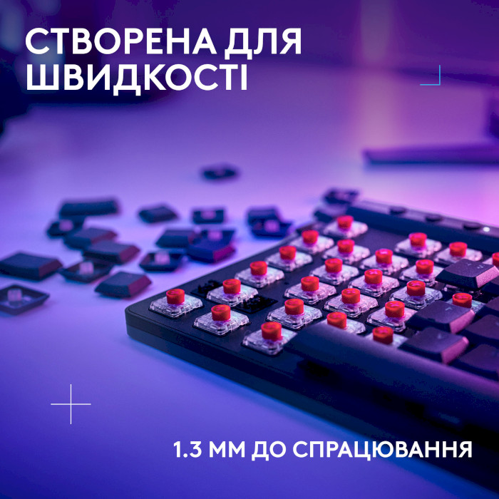 Клавиатура беспроводная LOGITECH G515 Lightspeed TKL Wireless Gaming Keyboard Black (920-012538)