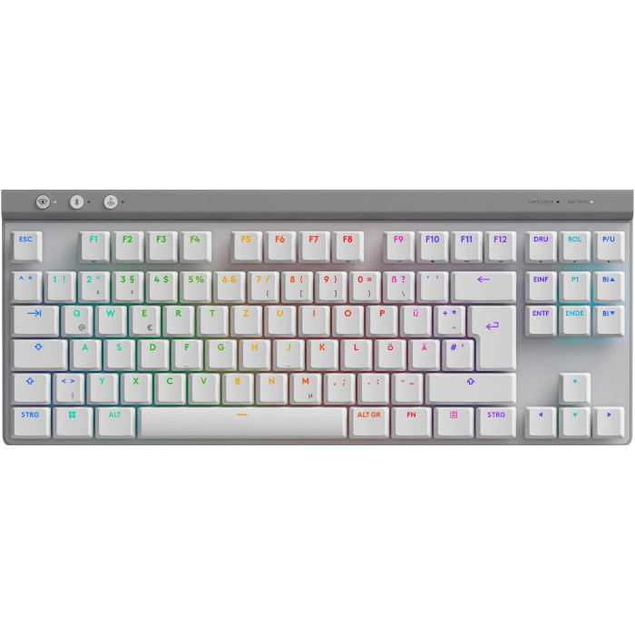 Клавіатура бездротова LOGITECH G515 Lightspeed TKL Wireless Gaming Keyboard White (920-012539)