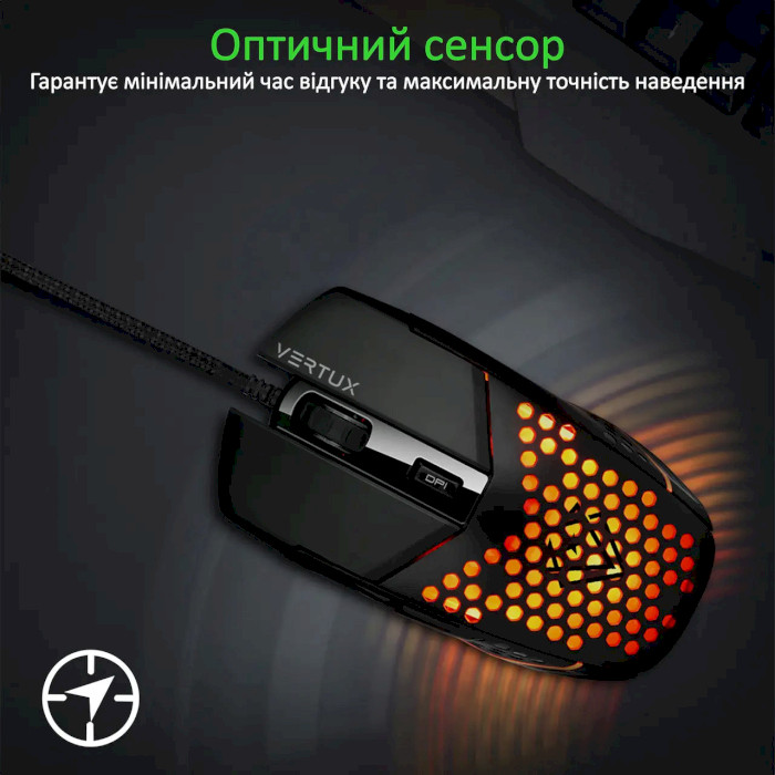 Мышь игровая VERTUX Katana Black