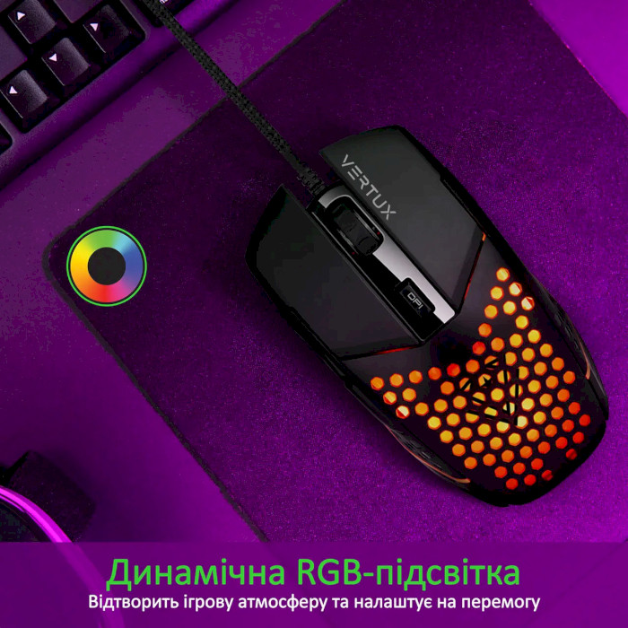 Мышь игровая VERTUX Katana Black