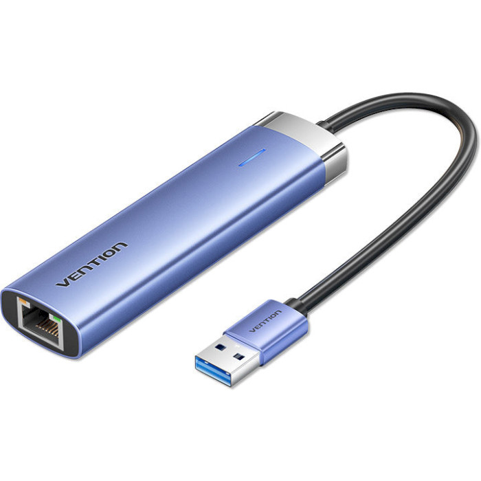 Порт-репликатор VENTION 5-in-1 USB-A to USB3.0x3/RJ-45/USB-C Power (TGFSB)