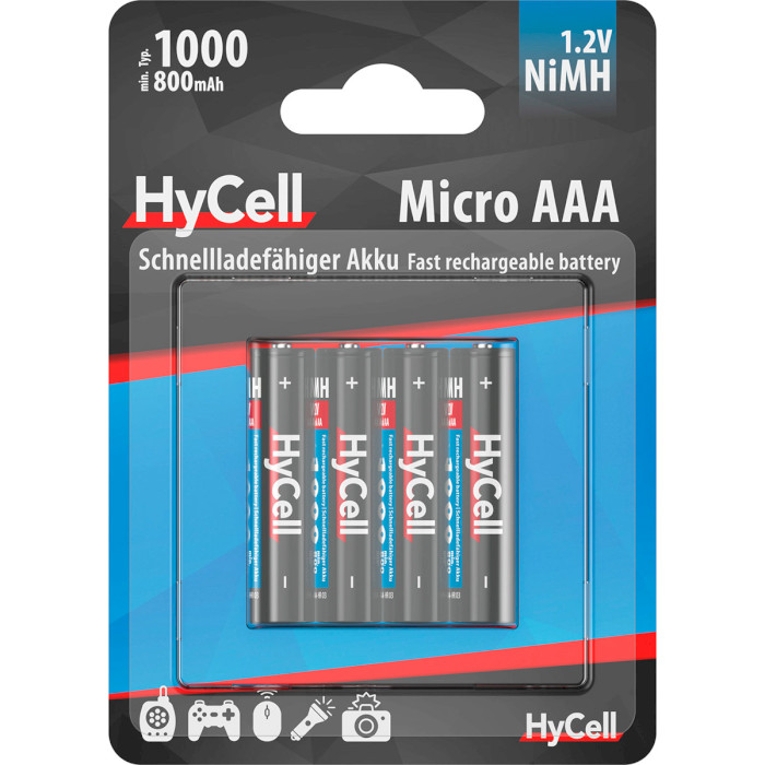 Акумулятор ANSMANN AAA 1000mAh HyCell 4шт/уп (5030662)