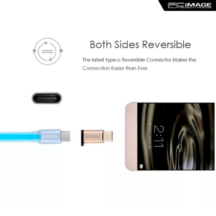 Адаптер REMAX Feliz Micro-USB to Type-C (6954851289807)