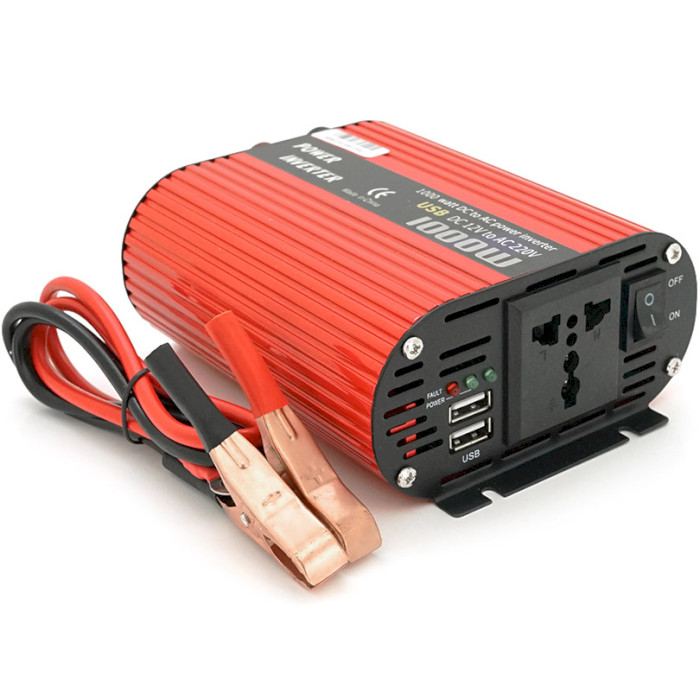 Інвертор напруги WIMPEX WM-1000 12V/220V 600W