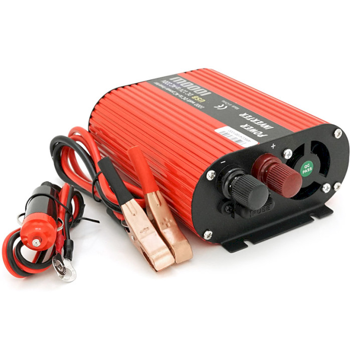 Інвертор напруги WIMPEX WM-1000 12V/220V 600W