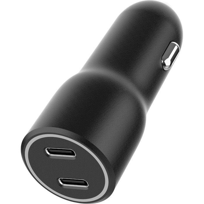 Автомобильное зарядное устройство GEMBIRD 2xUSB-C, PD20W, 40W Black (TA-UC-C2PD40-CAR-01)