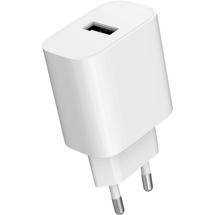 Зарядний пристрій GEMBIRD 1xUSB-A, 2.4A, 12W White (TA-UC-1A12-01)