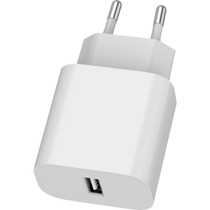 Зарядний пристрій GEMBIRD 1xUSB-A, 2.4A, 12W White (TA-UC-1A12-01)