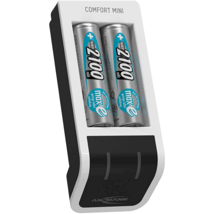 Зарядний пристрій ANSMANN Comfort Mini + 2 x AA 2100 mAh (1001-0091-01)