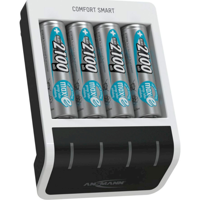 Зарядний пристрій ANSMANN Comfort Smart + 4xAA 2100 mAh Ni-MH (1001-0092-01)