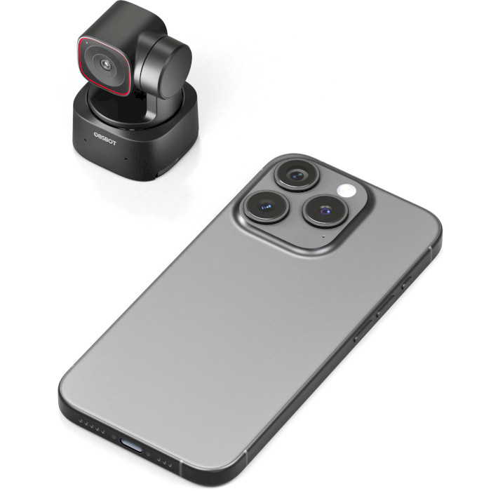 Веб-камера для стриминга OBSBOT Tiny 2 Lite AI-Powered 4K PTZ Webcam (OWB-2210-CE)