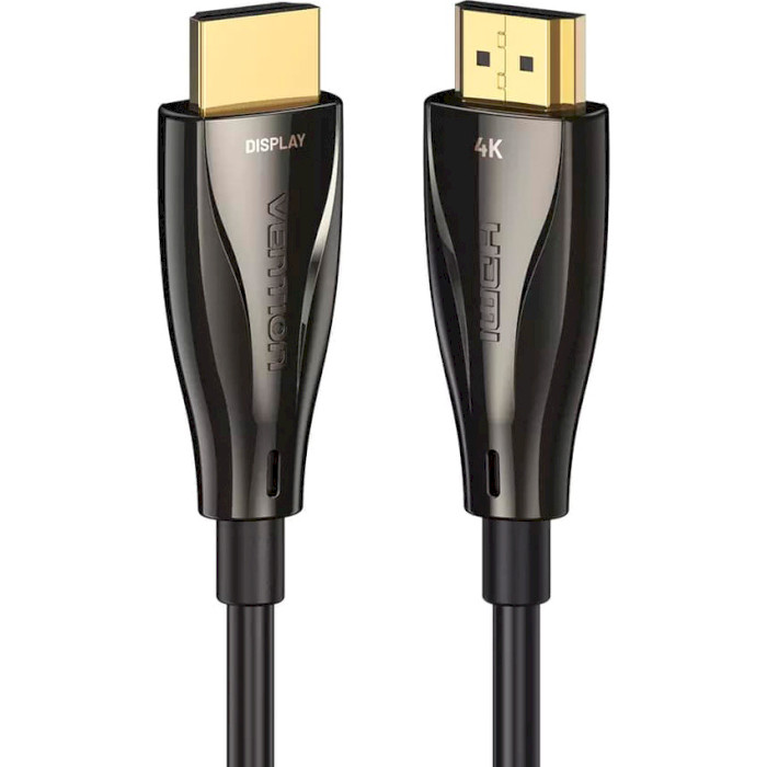 Кабель оптический (AOC) VENTION 4K Optical Fiber Cable HDMI v2.0 20м Black (ALABQ)