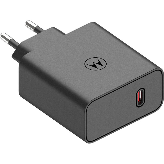 Зарядний пристрій MOTOROLA TurboPower 125 Wall Charger Black w/Type-C to Type-C cable