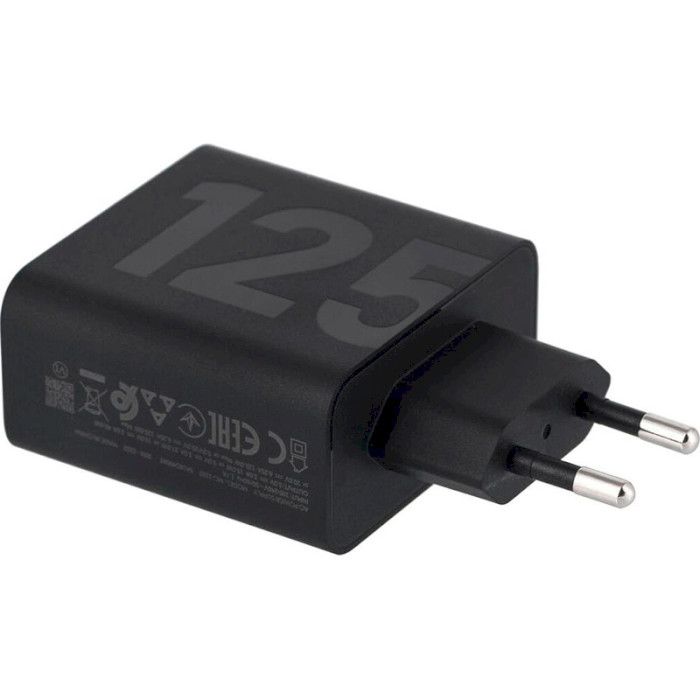 Зарядний пристрій MOTOROLA TurboPower 125 Wall Charger Black w/Type-C to Type-C cable