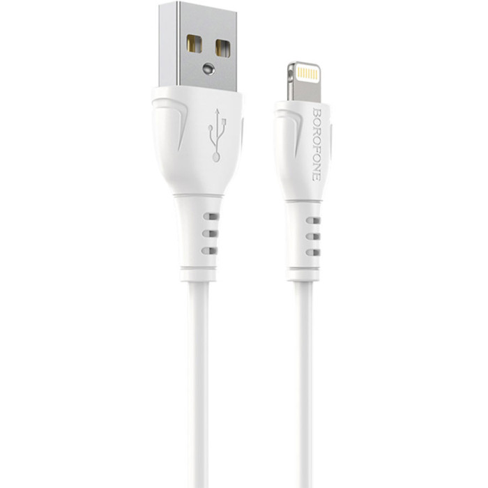 Кабель BOROFONE BX51 Triumph USB-A to Lightning 1м White