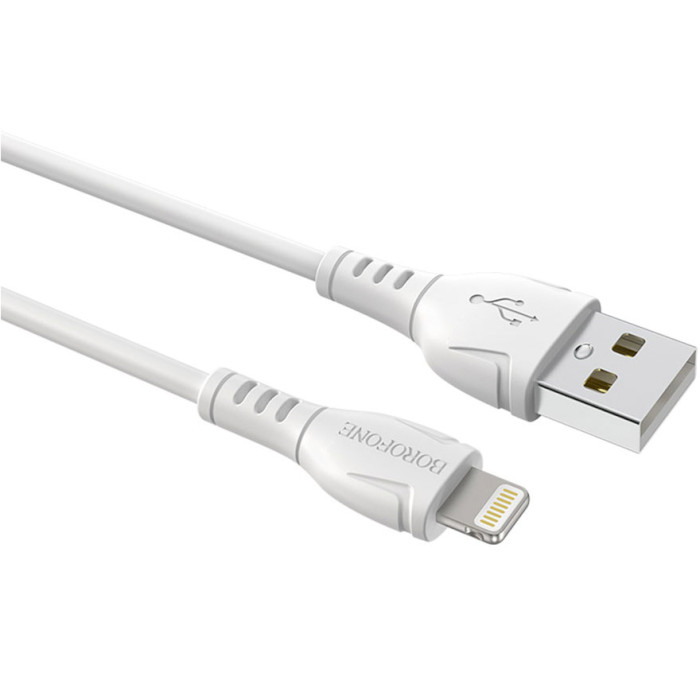 Кабель BOROFONE BX51 Triumph USB-A to Lightning 1м White