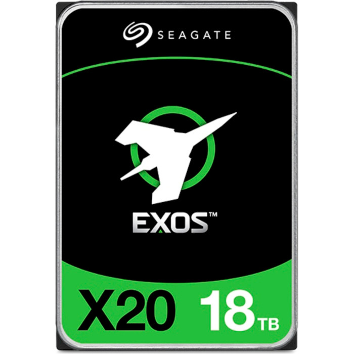 Жёсткий диск 3.5" SEAGATE Exos X20 18TB SATA/256MB (ST18000NM003D)