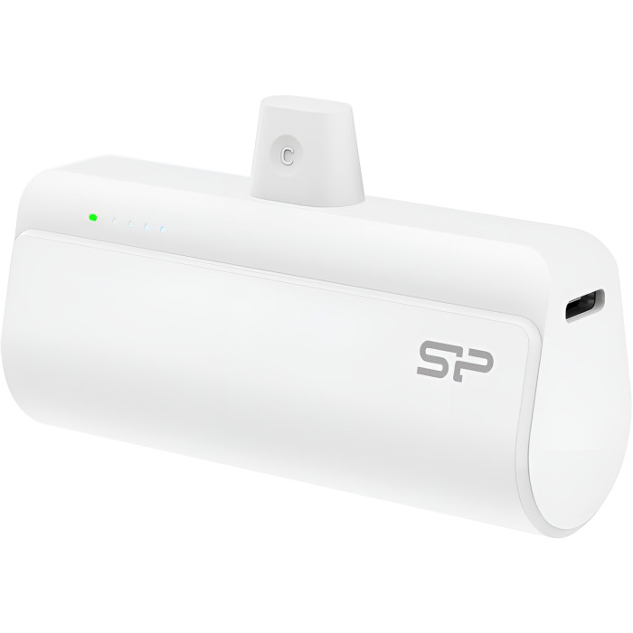 Повербанк SILICON POWER QD50 5000mAh White (SP5K0MAPBKQD500W)