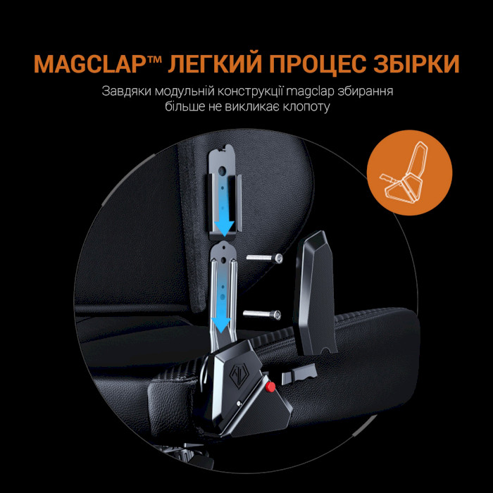 Крісло геймерське ANDA SEAT Tiger Edition Orange Size L