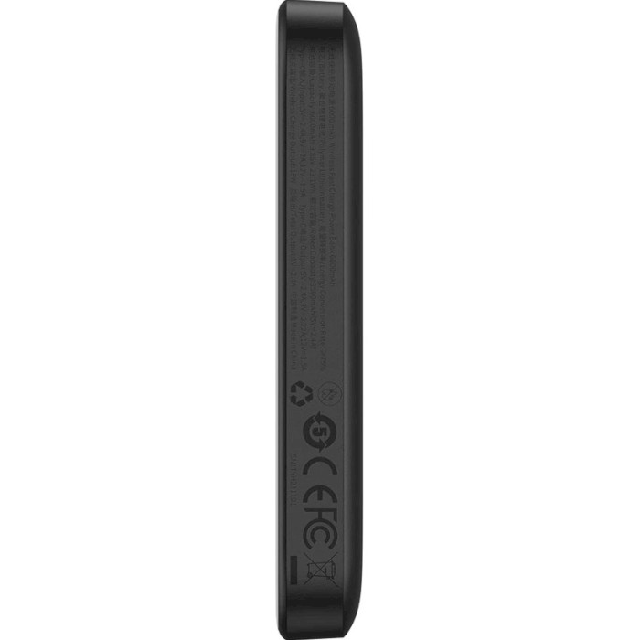 Повербанк MagSafe BASEUS Magnetic Wireless Charging Power Bank 20W 6000mAh Black (PPCX100401/PPCX06)