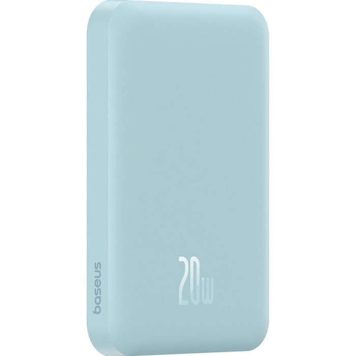 Повербанк MagSafe BASEUS Magnetic Mini Wireless Fast Charge Power Bank 20W 5000mAh Blue (P10022107313-00)