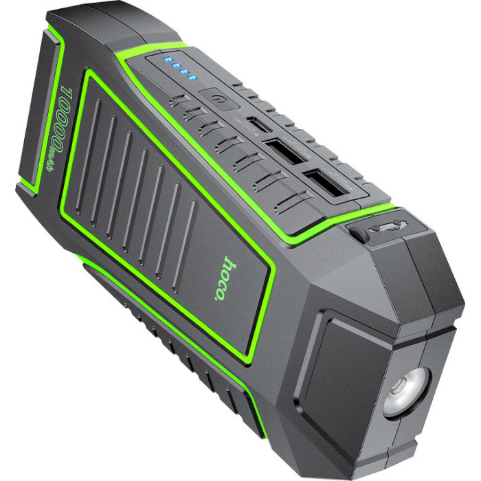 Портативний пускозарядний пристрій HOCO QS1 Spring Portable Smart Jump Starter 10000mAh